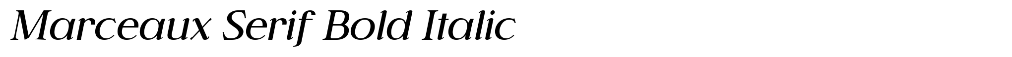 Marceaux Serif Bold Italic image